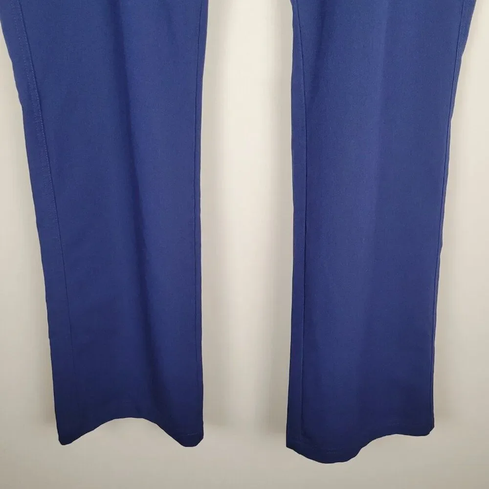 Figs Size XXL Tall Cairo Cargo Scrub Pants Straight Leg Elastic Waist Navy Blue